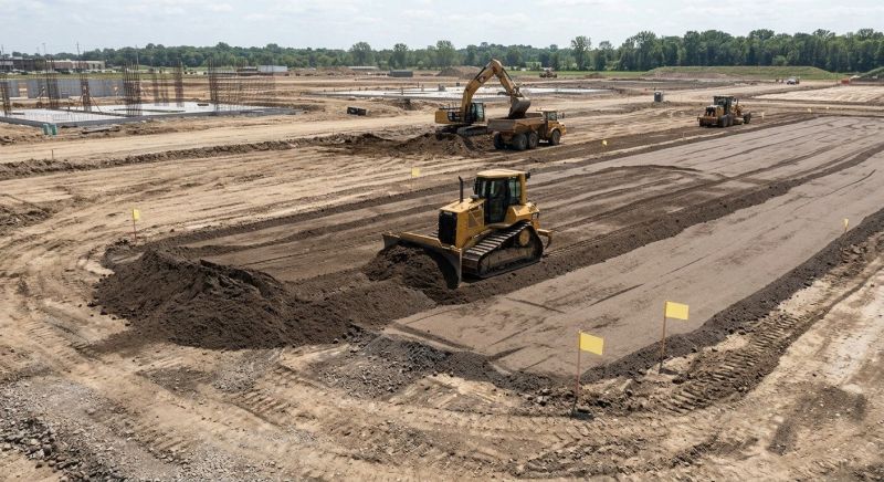 Parking Lot Excavation in Davis County, UT