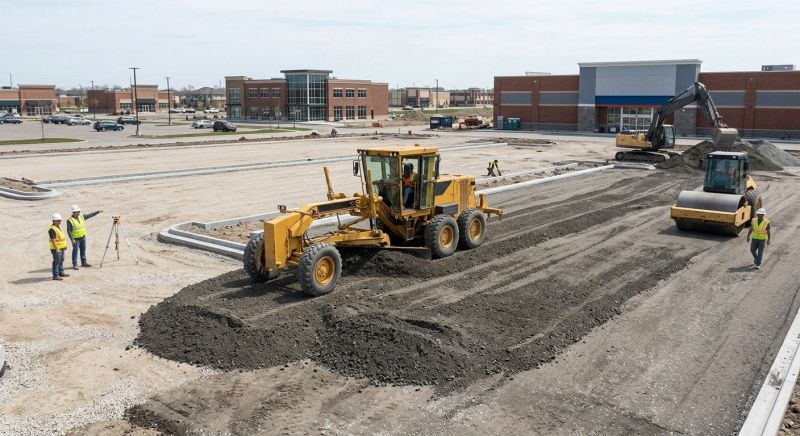 Parking Lot Leveling in Marietta, GA