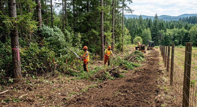 Pine Tree Clearing in Marietta, GA